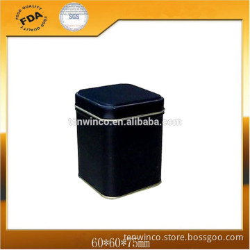 Square Tea Tin Can